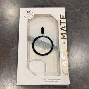 Case-Mate Glitter Stripe iPhone 2024 Pro Max Case 16 pro max